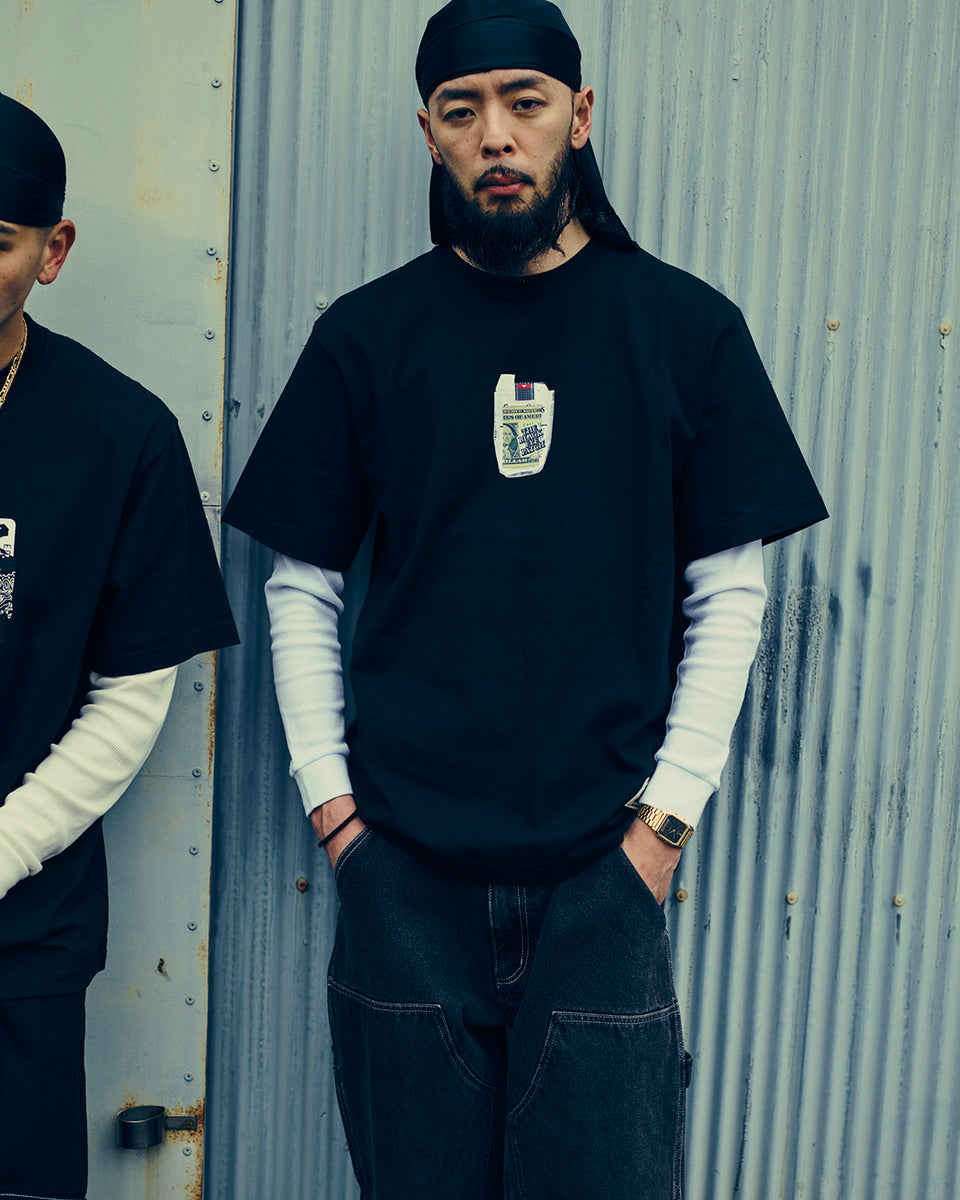 PACK IN THE POCKET TEE BLACK – BlackEyePatch