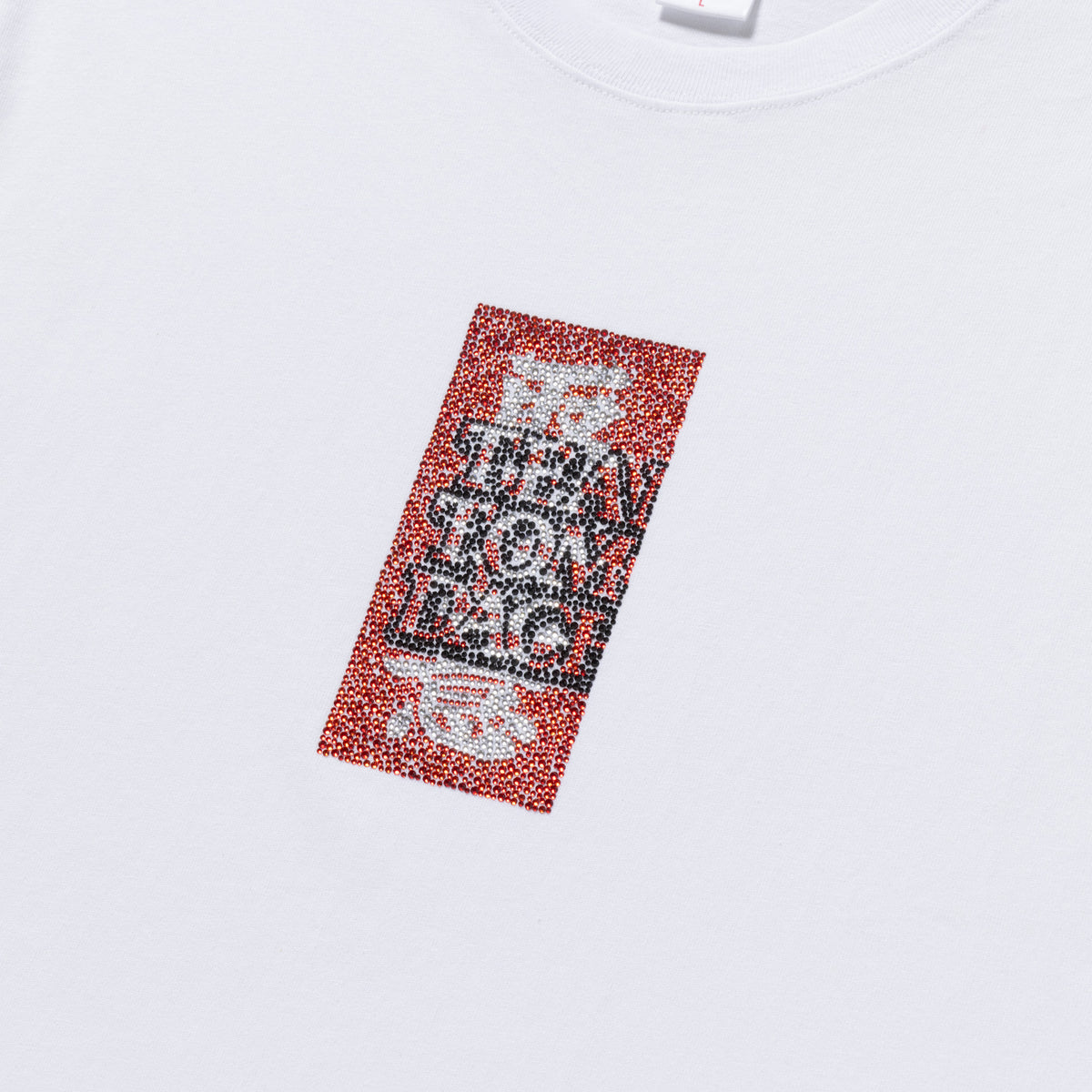 TEAM TOMODACHI LABEL TEE WHITE