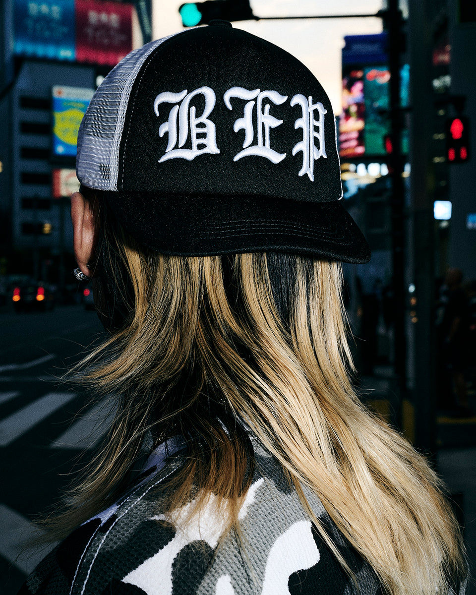 3 LETTER OE MESH CAP BLACK – BlackEyePatch