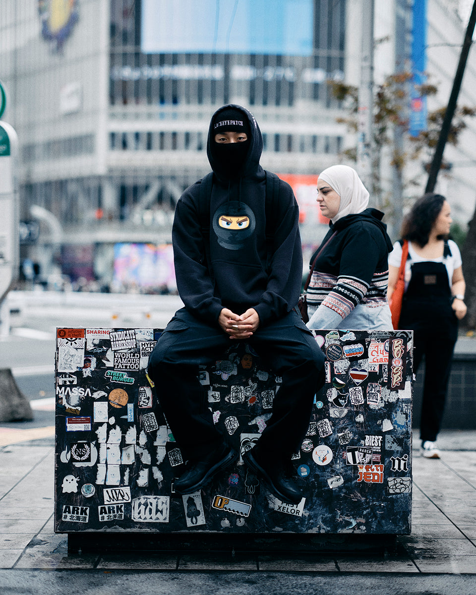 BALACLAVA EMOJI HOODIE BLACK – BlackEyePatch