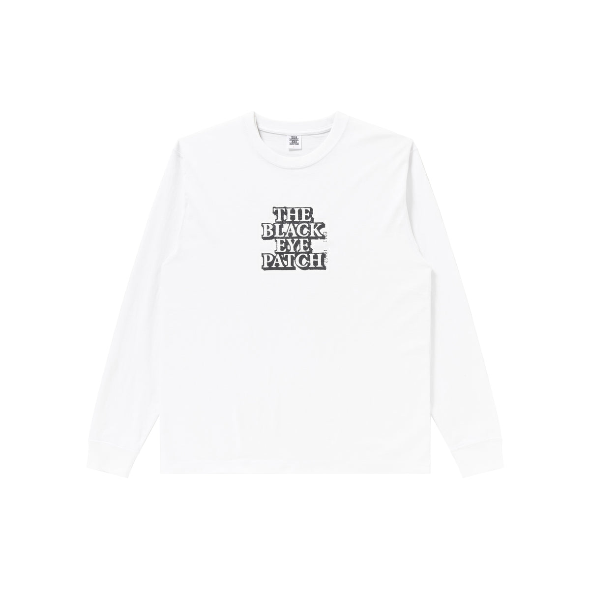 OG LABEL L/S TEE WHITE – BlackEyePatch