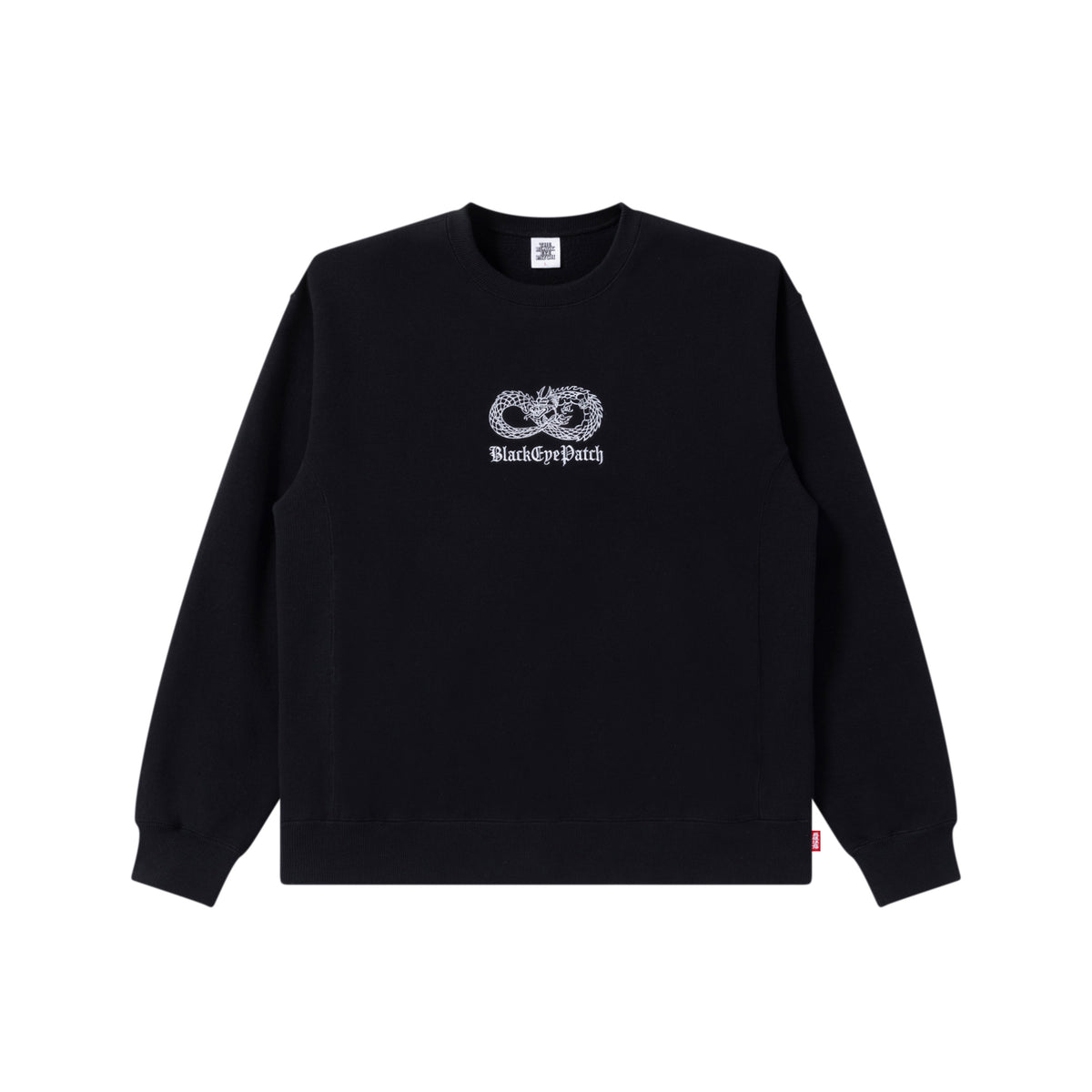 CHINATOWN STORE CREW SWEAT BLACK – BlackEyePatch