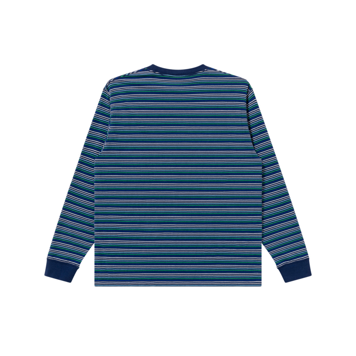 MULTICOLOR LOGO STRIPED L/S TEE – BlackEyePatch