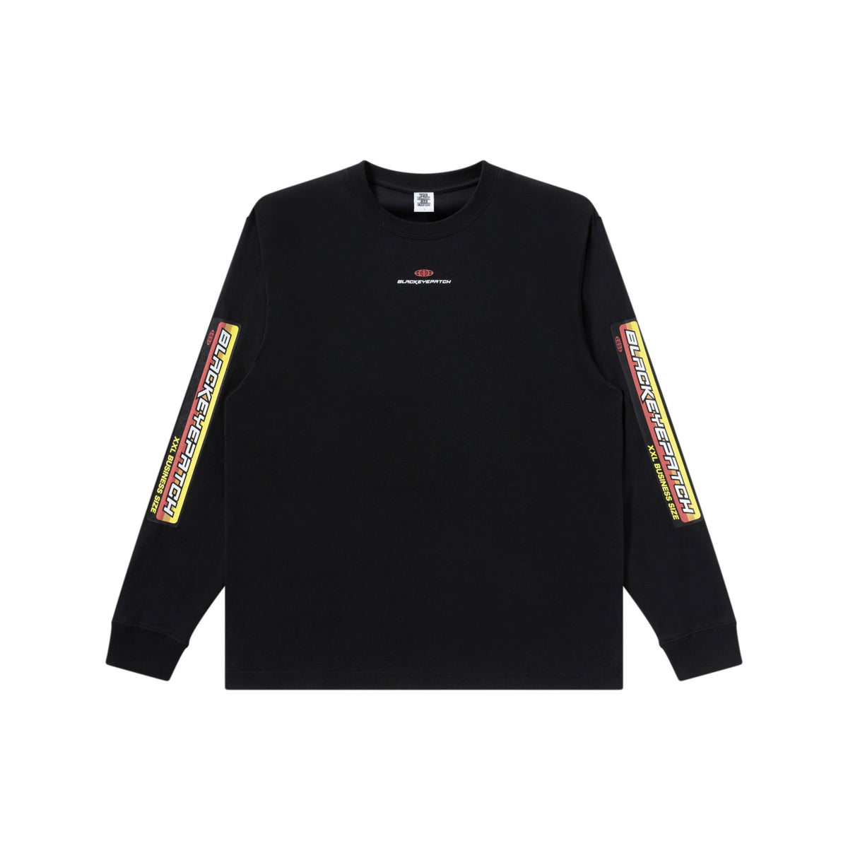 BUSINESS SIZE L/S TEE BLACK – BlackEyePatch