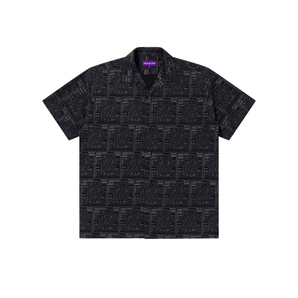 PRIORITY LABEL S/S RAYON SHIRT BLACK – BlackEyePatch