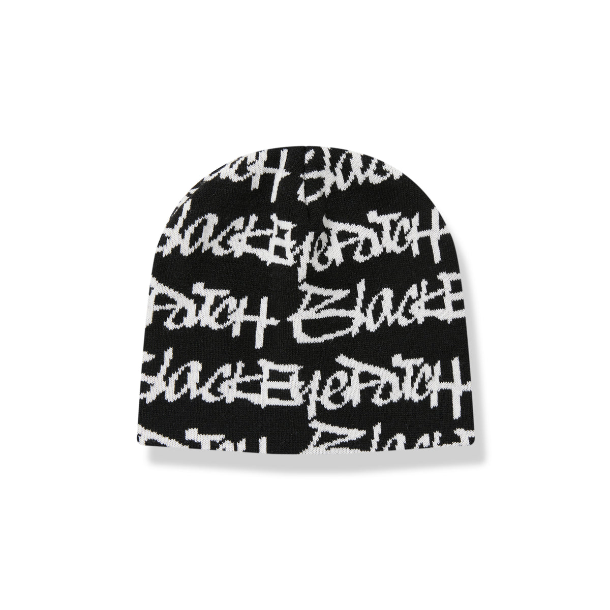 帽子 BLACK EYE PATCH FASTHAND SCRIPT BEANIE BEPFW25AC32_01_BLACK_RE_1200x1