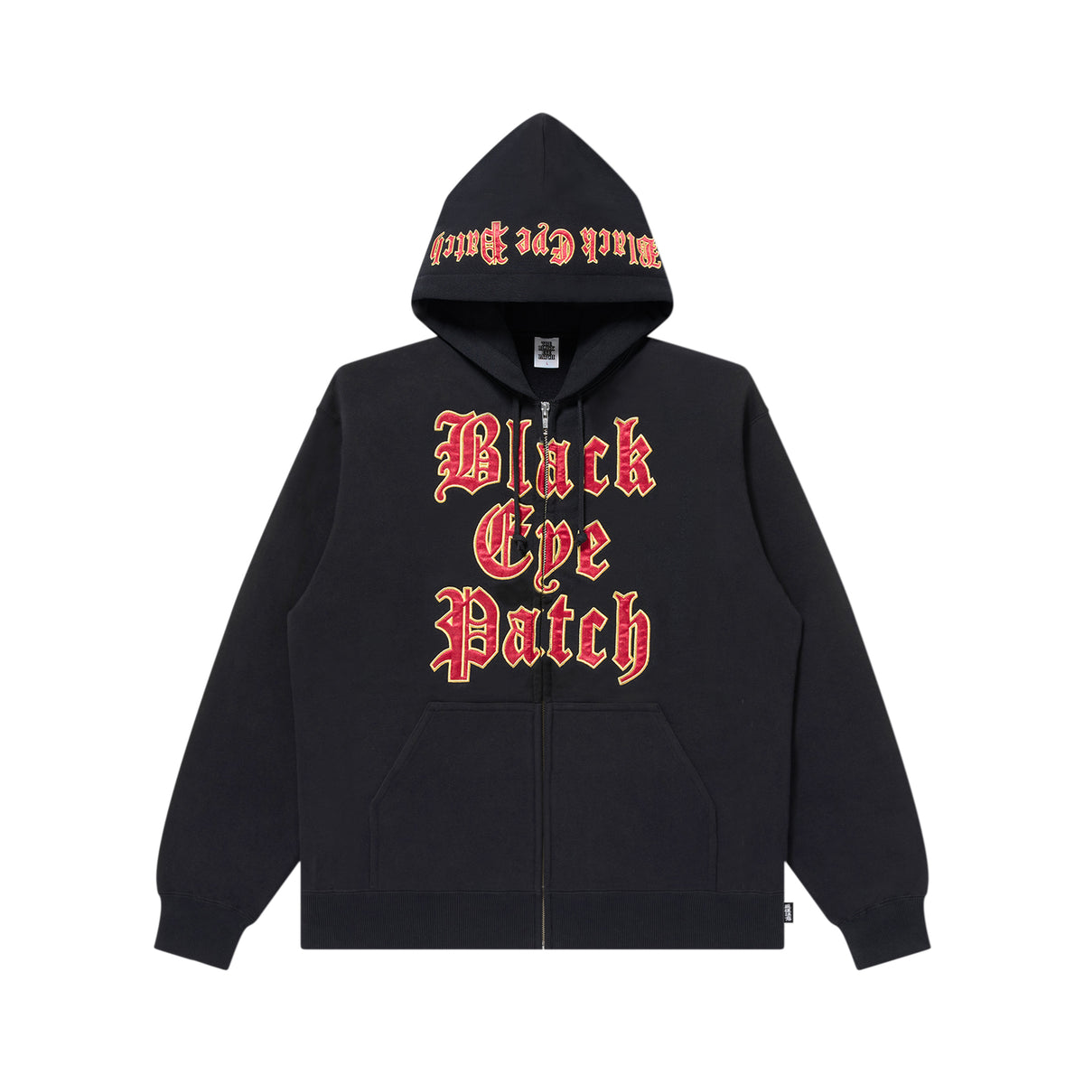 フィーページ STACKED OE LOGO ZIP HOODIE BLACK – BlackEyePatch