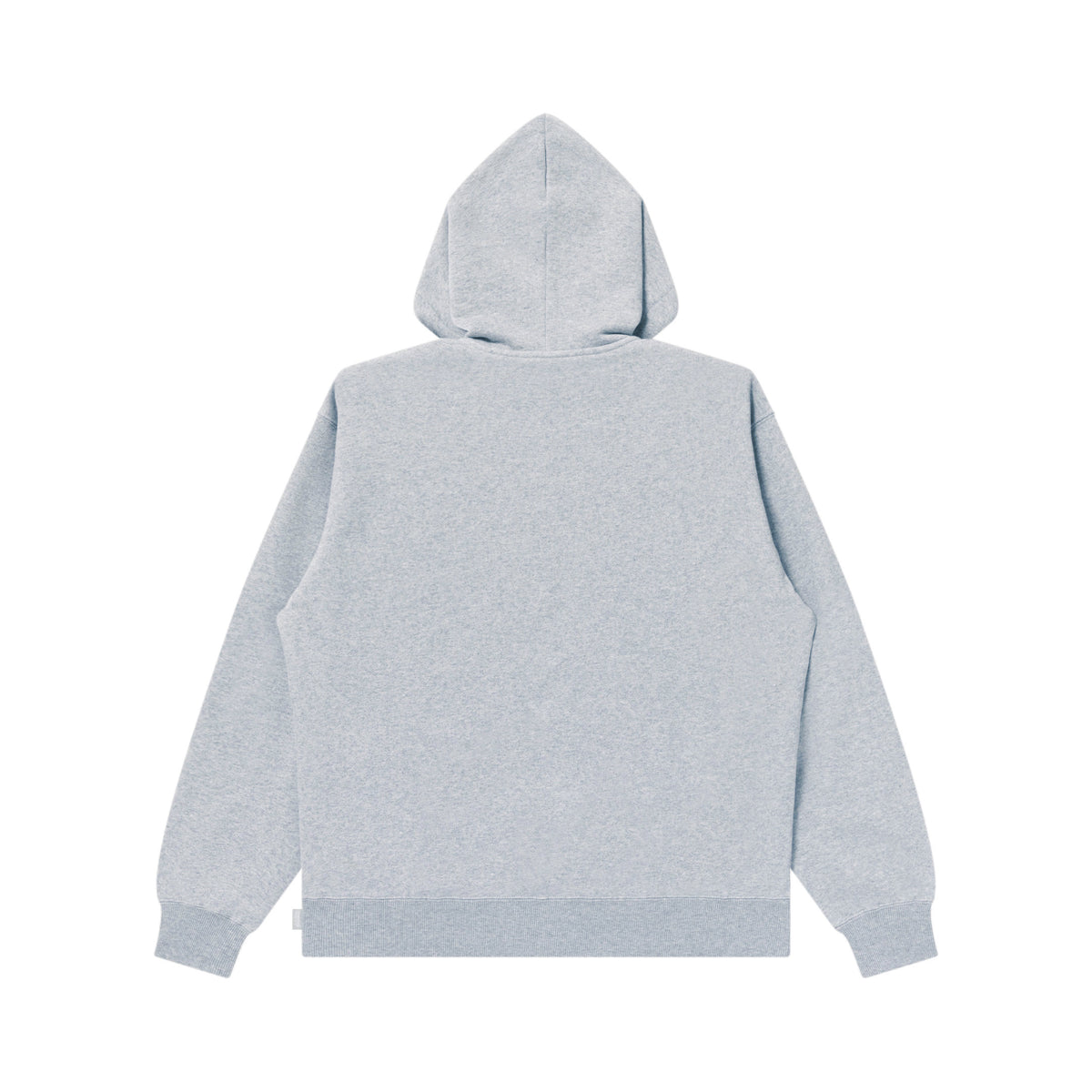 STACKED OE LOGO ZIP HOODIE HEATHER GRAY – BlackEyePatch