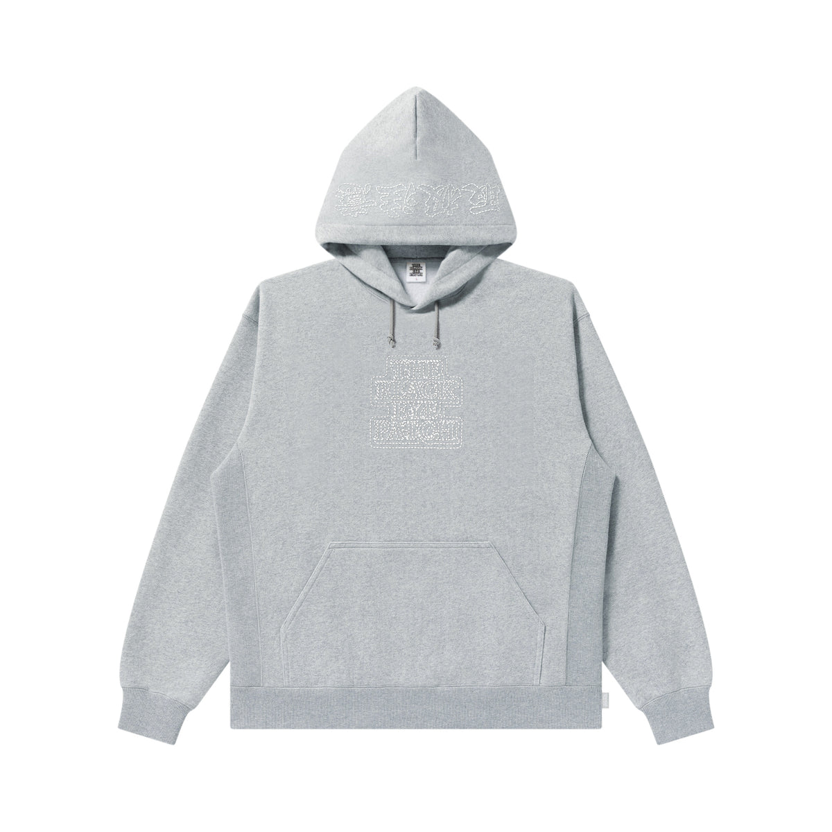 STITCH PRINTED OG LABEL HOODIE HEATHER GRAY – BlackEyePatch