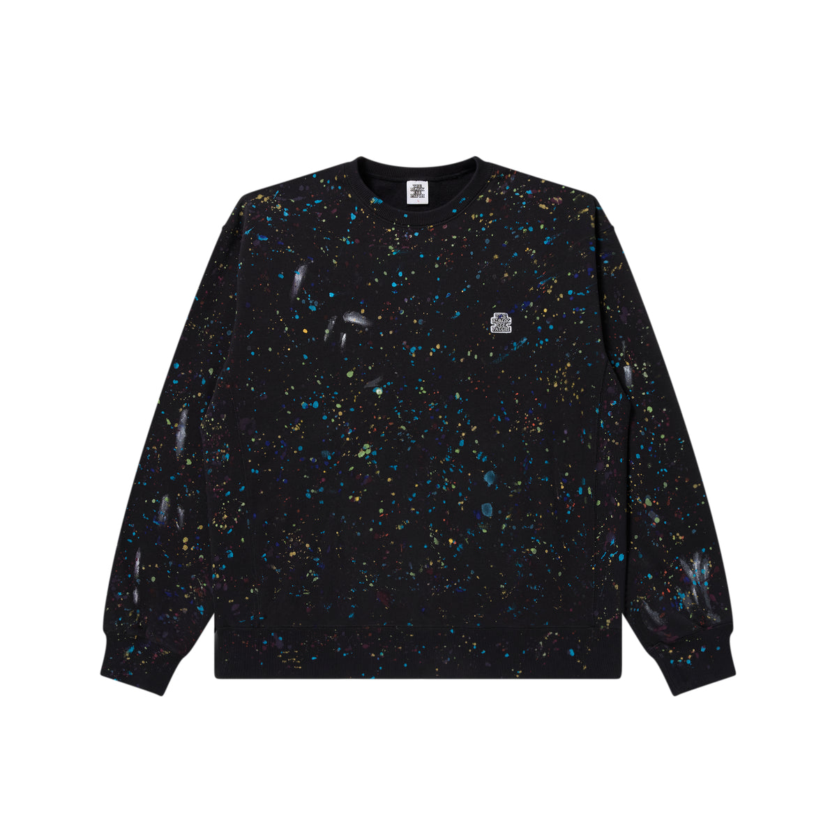SMALL OG PAINT SPLATTERED CREW SWEAT MULTI – BlackEyePatch