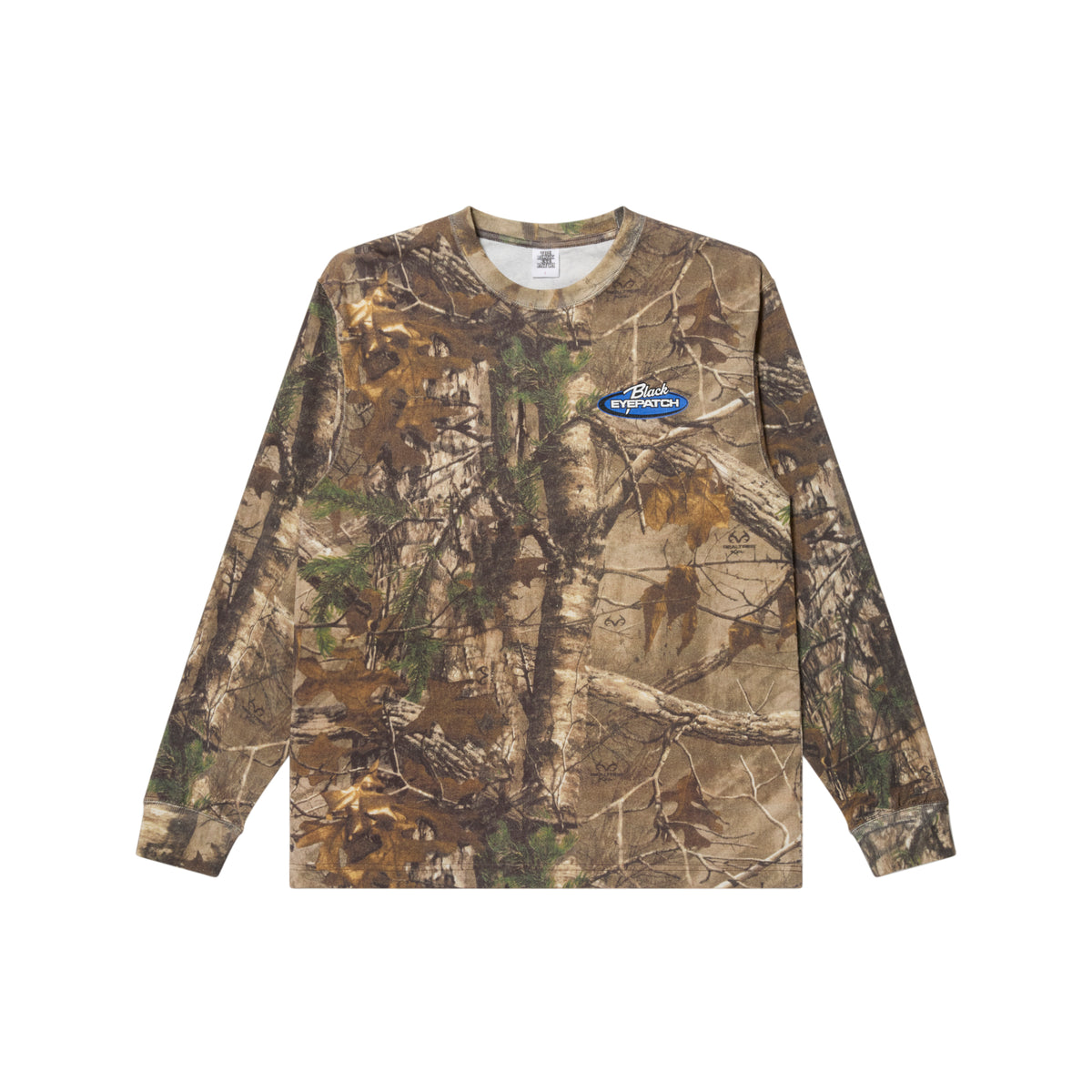 REAL TREE TEAM LOGO Long Sleeve T-Shirt MULTI – BlackEyePatch
