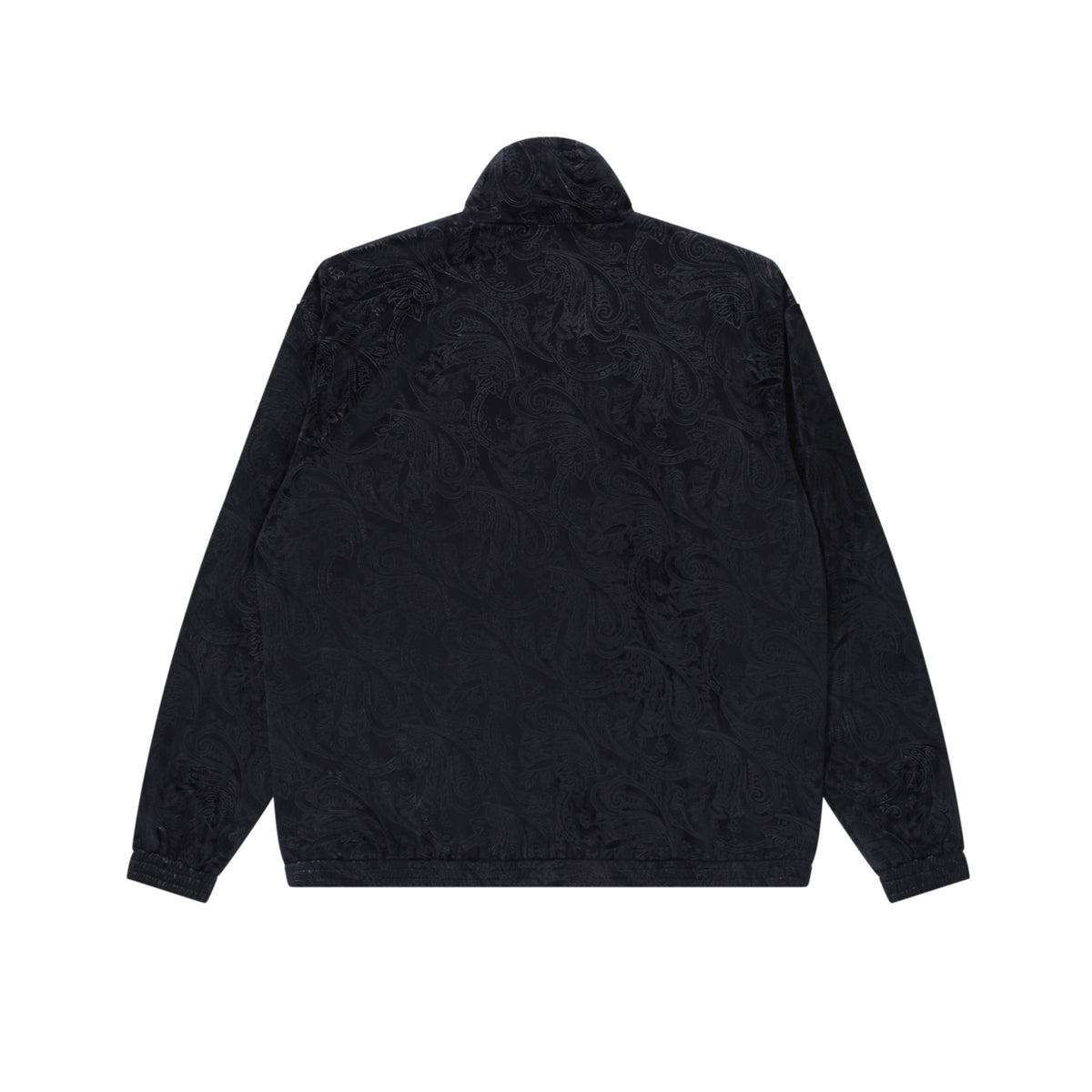PAISLEY EMBOSSED TRACK JACKET BLACK – BlackEyePatch