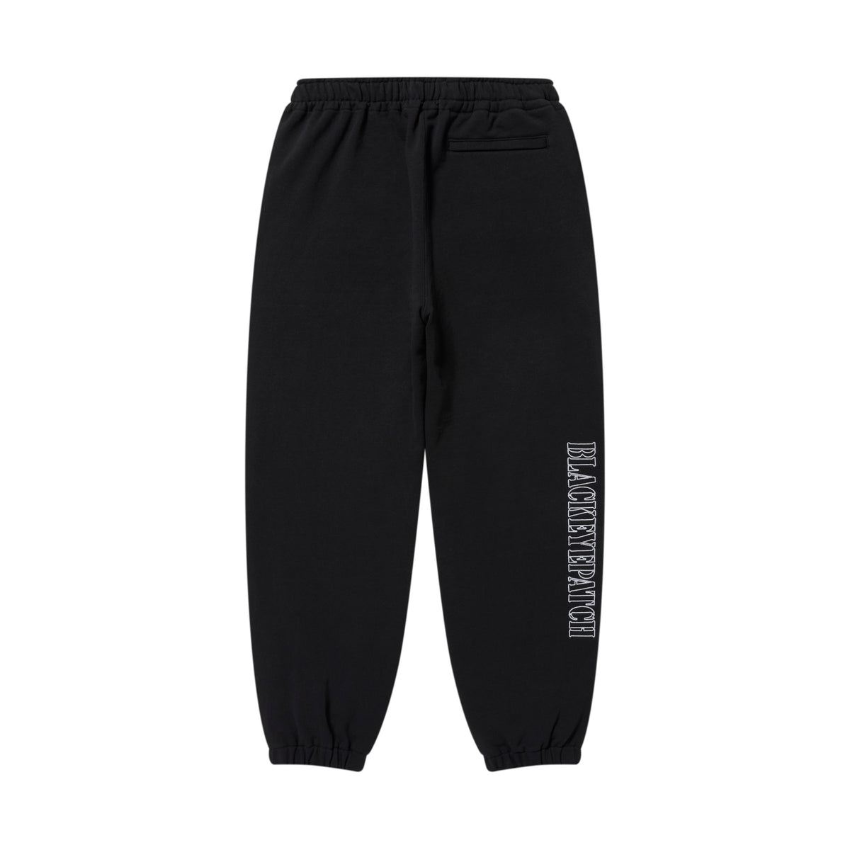 STENCIL LOGO EMBROIDERED SWEAT PANTS BLACK – BlackEyePatch