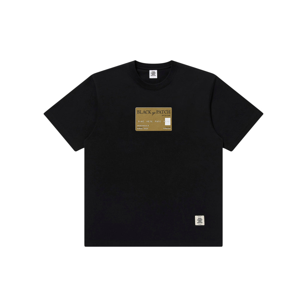 CREDIT CARD TEE BLACK – BlackEyePatch