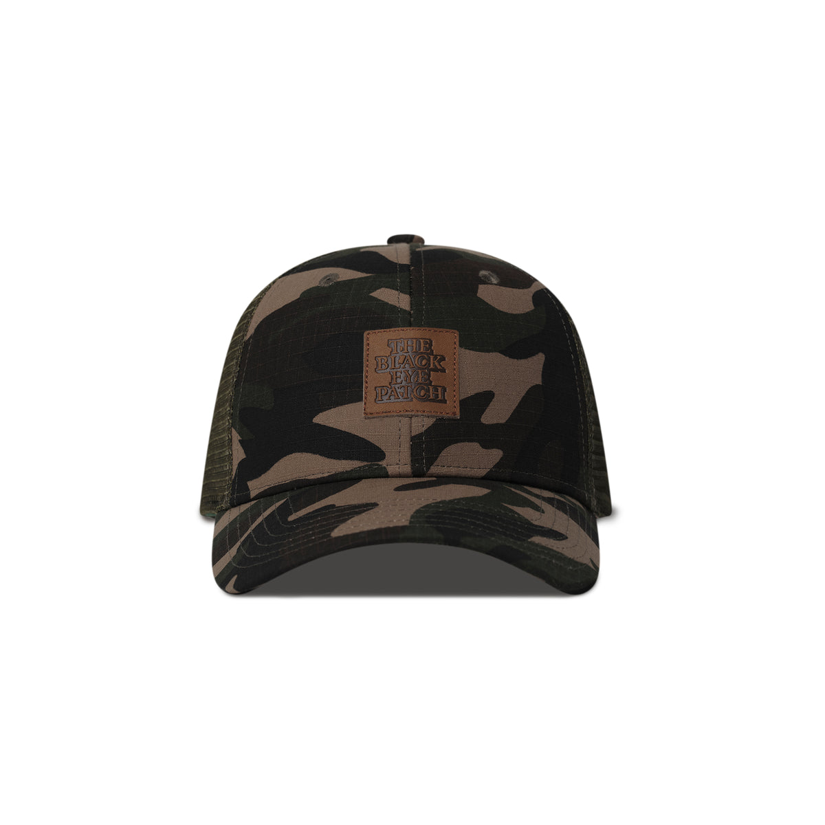 迷彩柄ストーン装飾キャップ Black Eye Patch LEATHER PATCHED MESH CAP DARK CAMO – BlackEyePatch