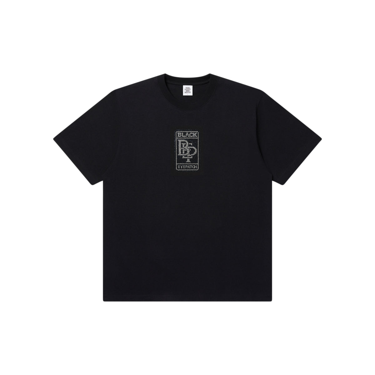 RHINESTONE DOUBLE R LOGO TEE BLACK – BlackEyePatch