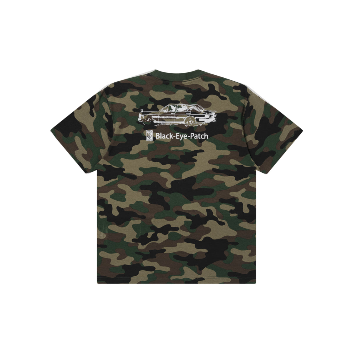 RHINESTONE DOUBLE R LOGO TEE WOODLAND CAMO – BlackEyePatch
