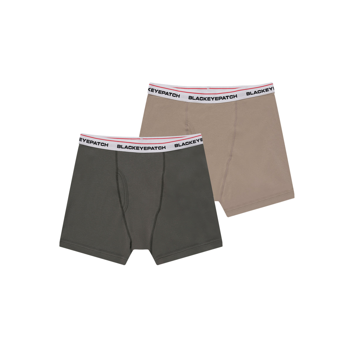 BASIC BOXERS OLIVE/BEIGE – BlackEyePatch