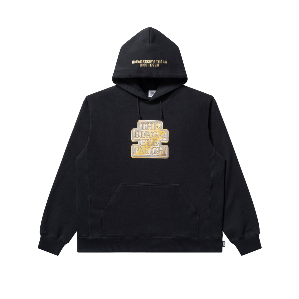 BLINGED OUT OG LABEL HOODIE BLACK