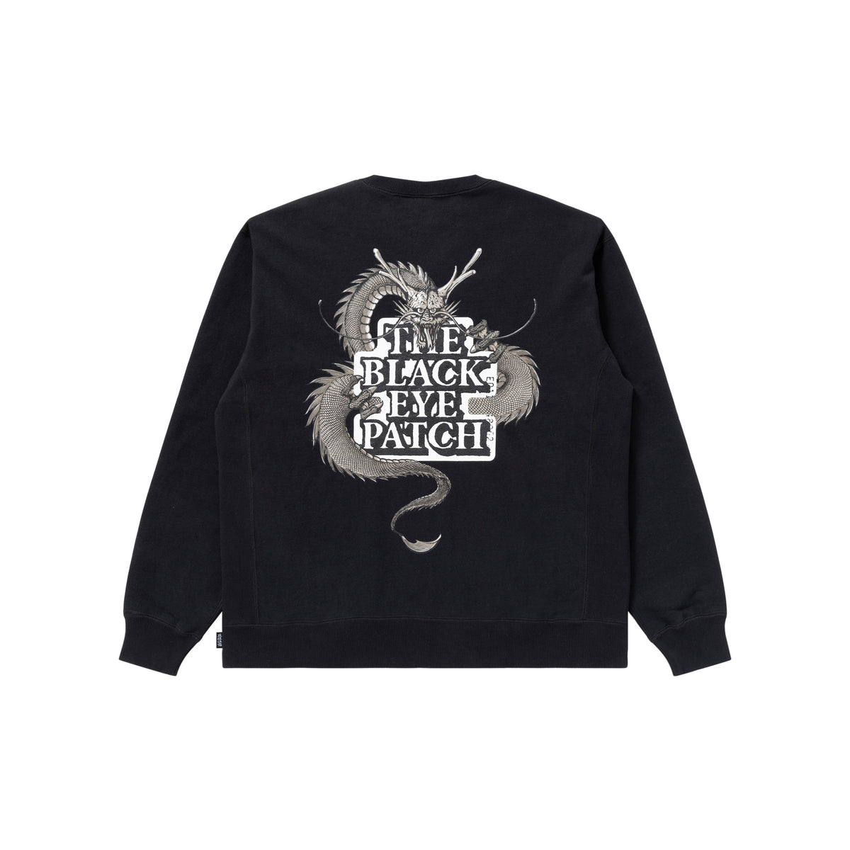 OG DRAGON CREW SWEAT BLACK – BlackEyePatch