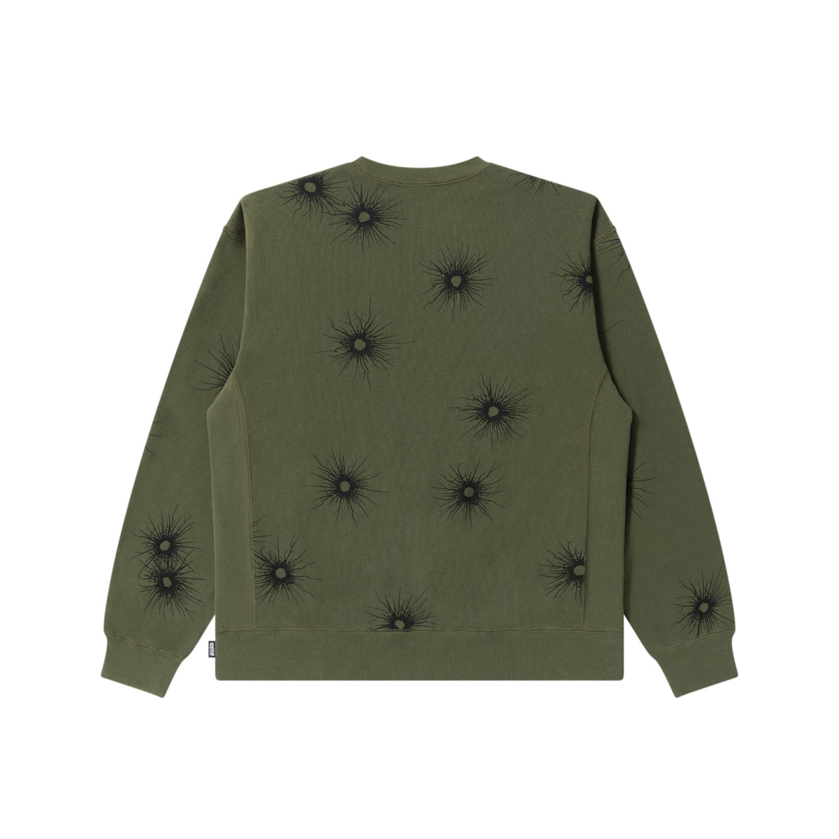 【Black Eye Patch】GUNSHOT STENCIL ロゴ スウェット GUNSHOT STENCIL LOGO CREW SWEAT OLIVE – BlackEyePatch