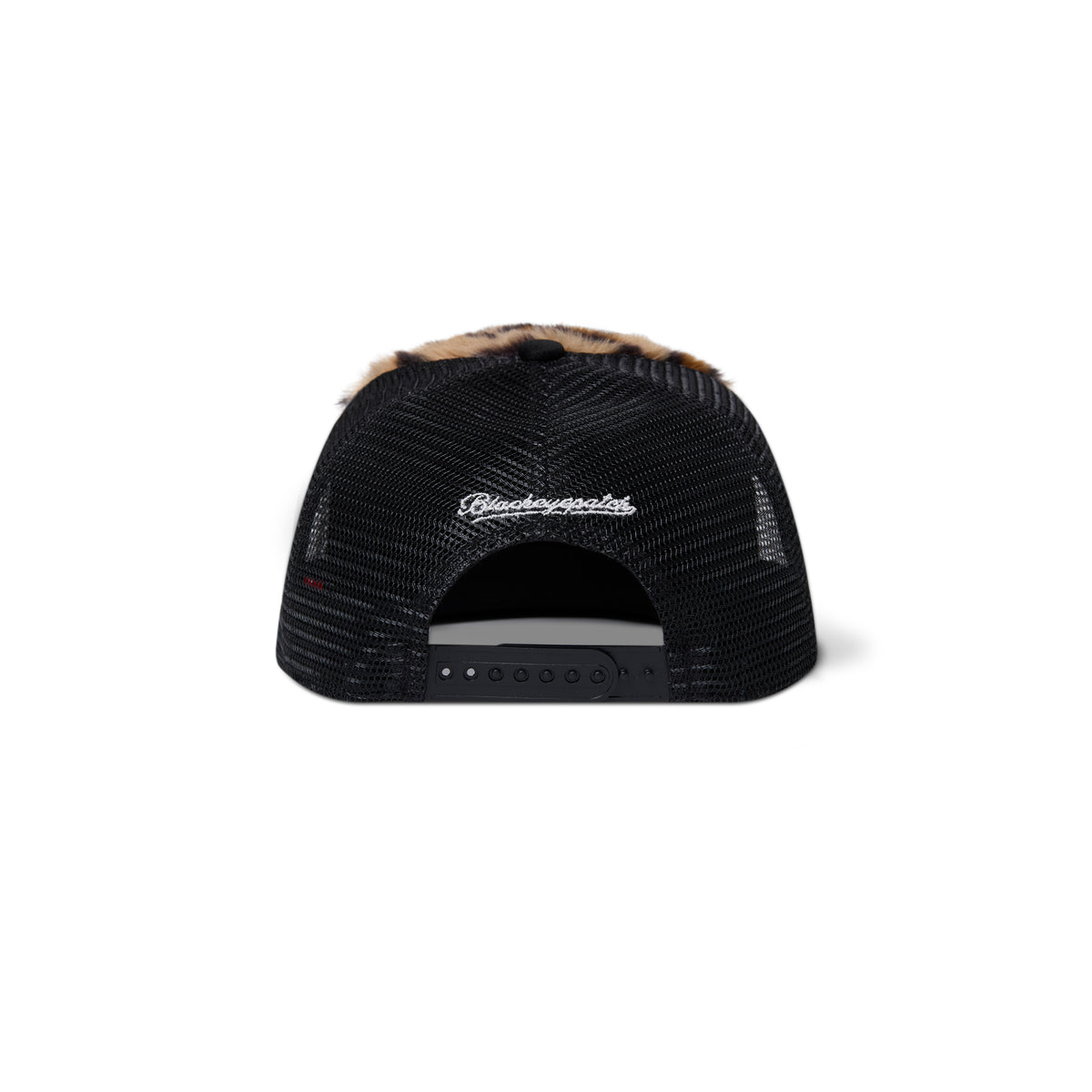 FAUX FUR LEOPARD PATTERNED TRUCKER CAP – BlackEyePatch