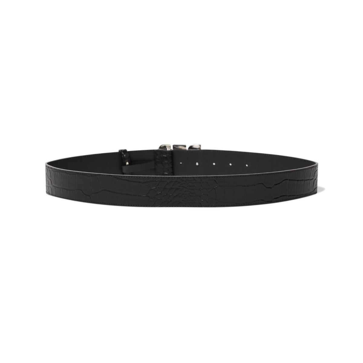CROCODILE LETTERS BELT BLACK – BlackEyePatch