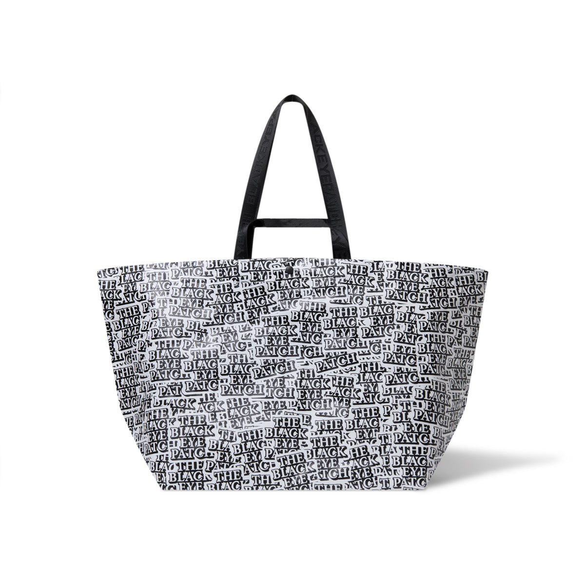 OG LABEL PATTERNED WOVEN PLASTIC TOTE – BlackEyePatch