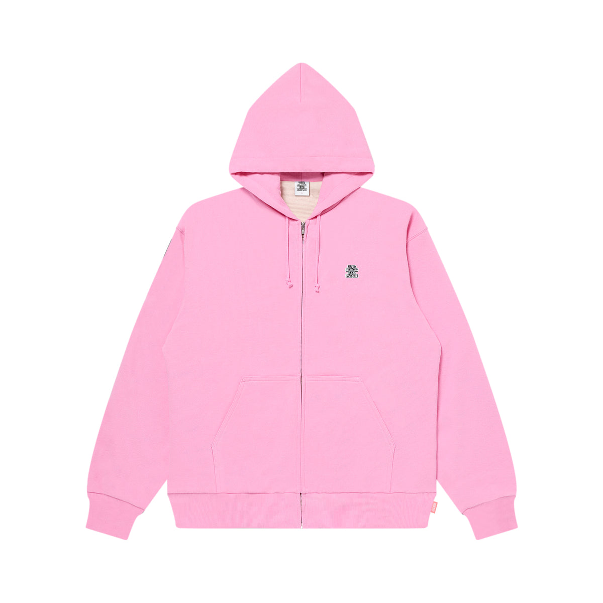 SMALL OG THERMAL ZIP HOODIE PINK – BlackEyePatch