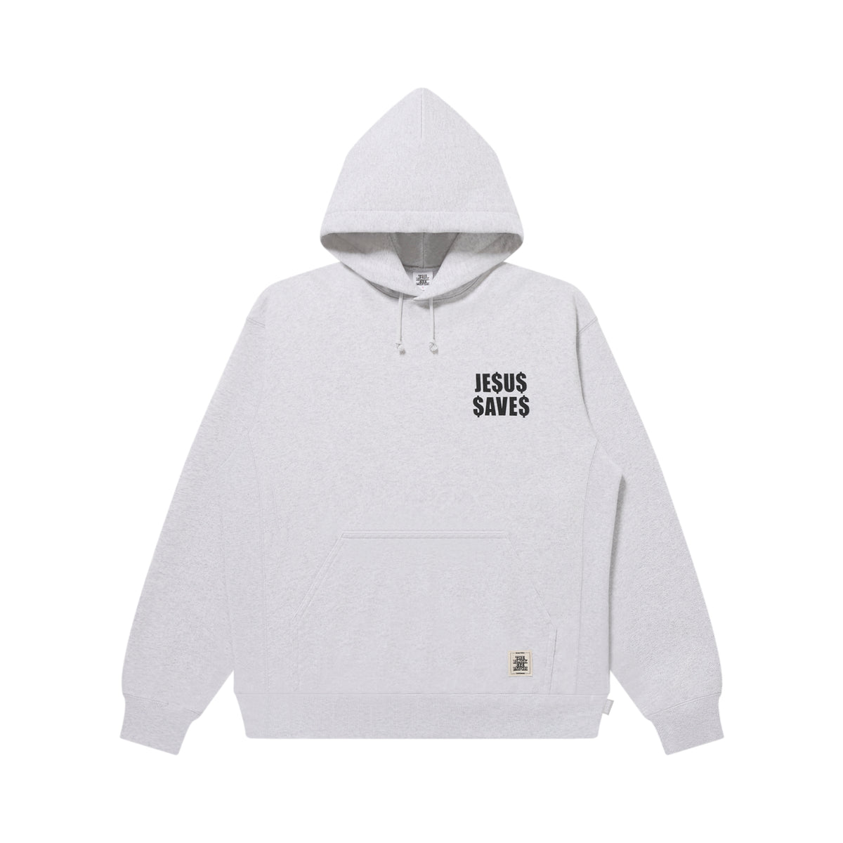 JESUS SAVES HOODIE ASH – BlackEyePatch