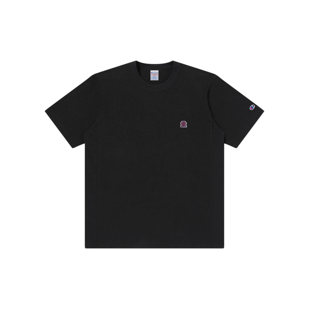 SMALL OG LABEL REVERSE WEAVE S/S TEE BLACK – BlackEyePatch