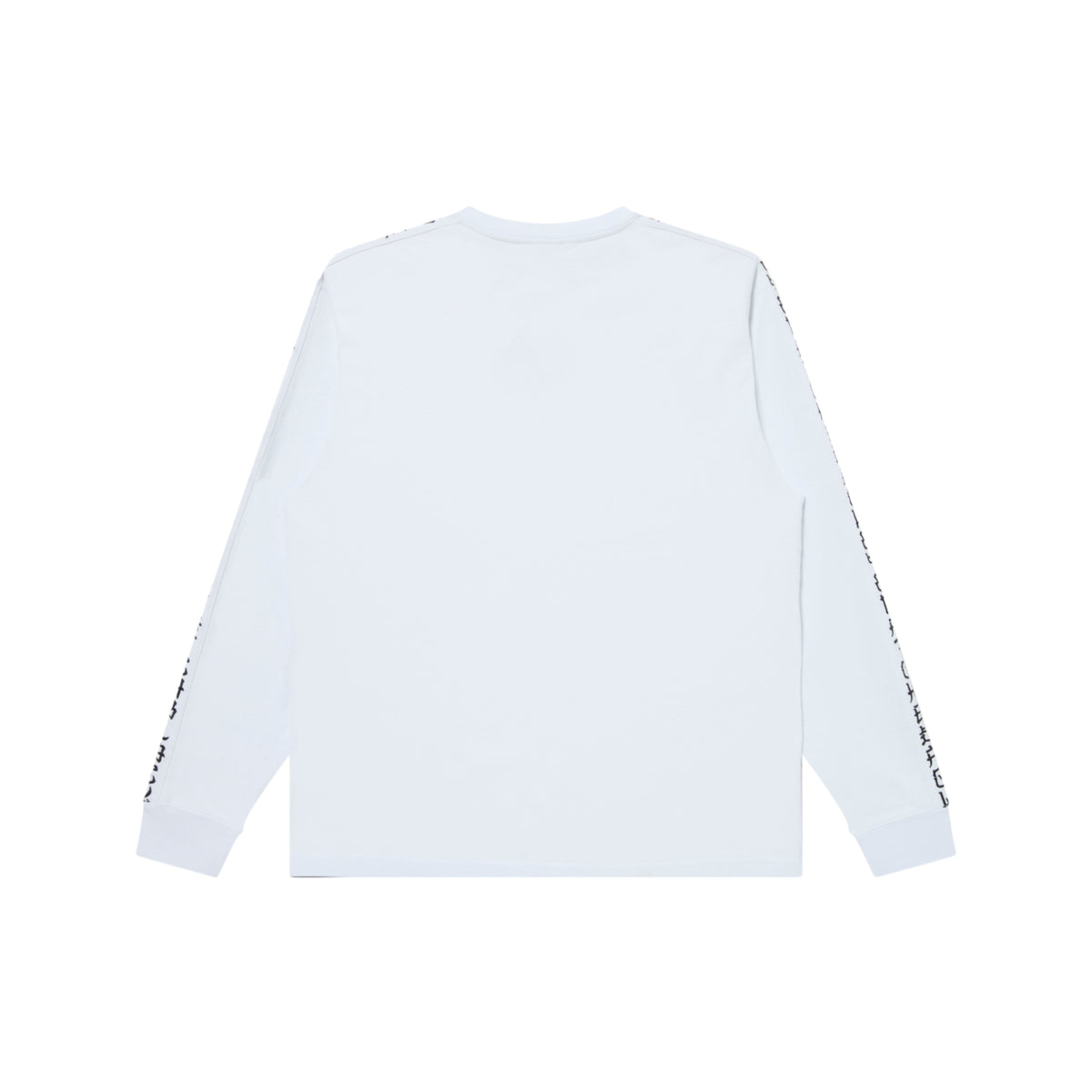 KANJI SLEEVES EMBROIDERED L/S TEE WHITE – BlackEyePatch