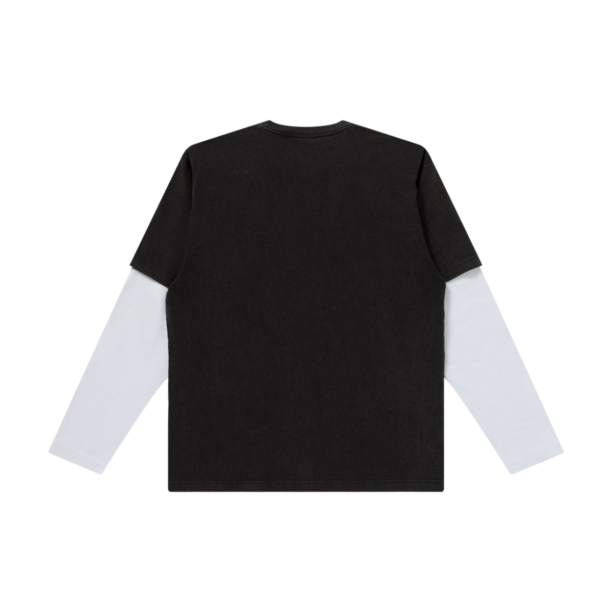 CROSSBONES LAYERED THERMAL L/S TEE BLACK/WHITE – BlackEyePatch