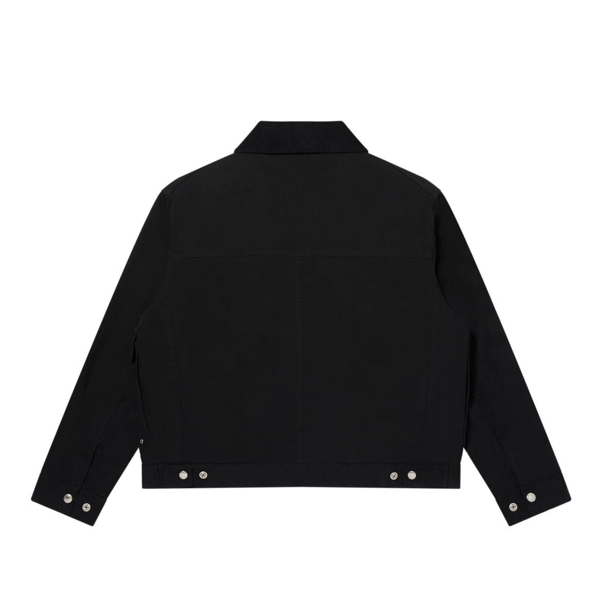 OG LEATHER PATCHED FIREMAN DUCK JACKET BLACK – BlackEyePatch
