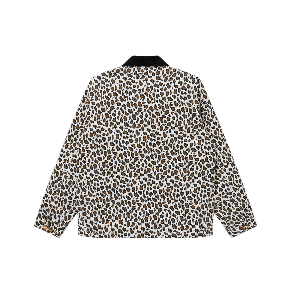 LEOPARD PATTERNED COVERALL JACKET WHITE – BlackEyePatch