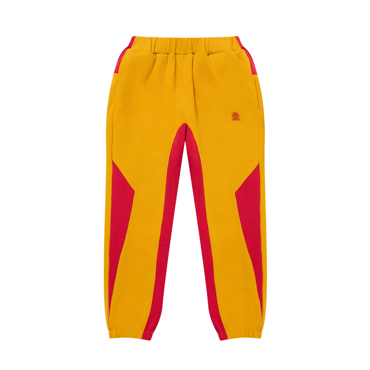 SMALL OG 2 TONE SWEAT PANTS MUSTARD/RED – BlackEyePatch
