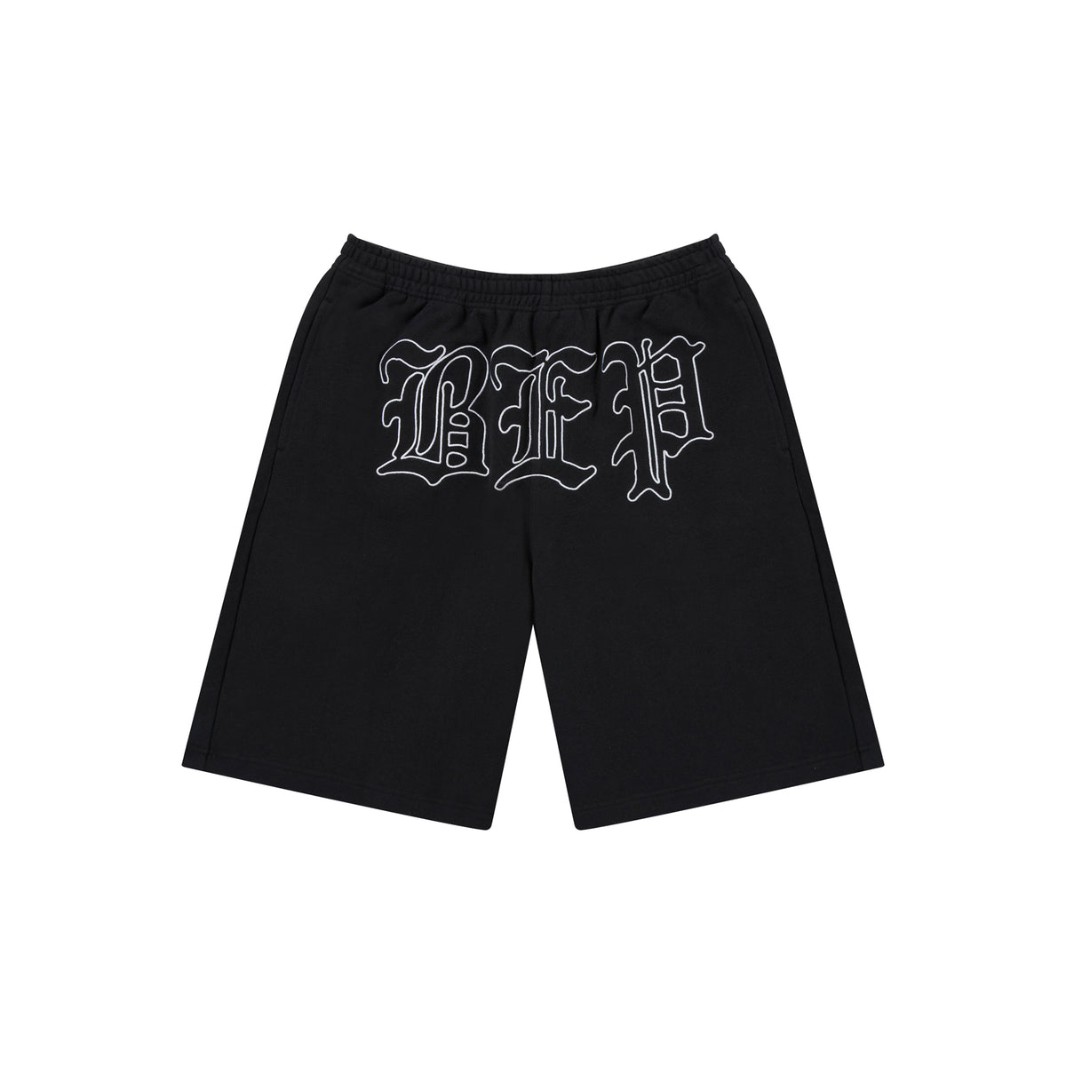 3 LETTER OE SWEAT BAGGY SHORTS BLACK – BlackEyePatch
