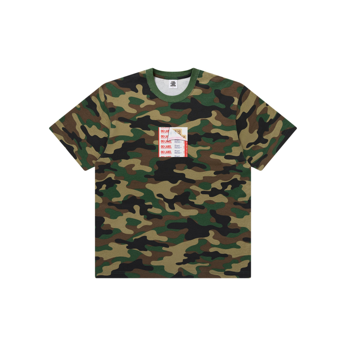 OG LABEL AID TEE WOODLAND CAMO – BlackEyePatch