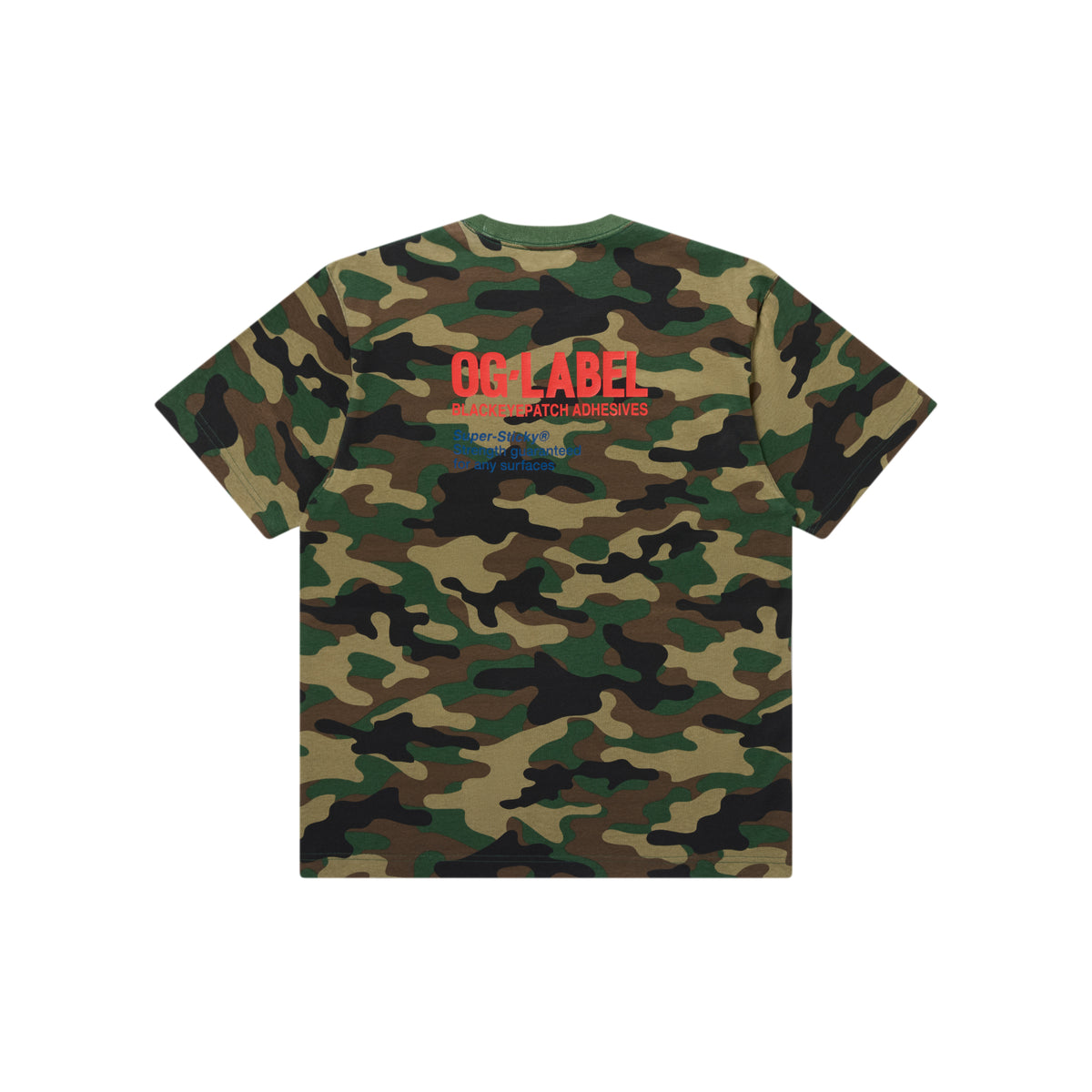 IDA 迷彩ロゴTシャツ OG LABEL AID TEE WOODLAND CAMO – BlackEyePatch