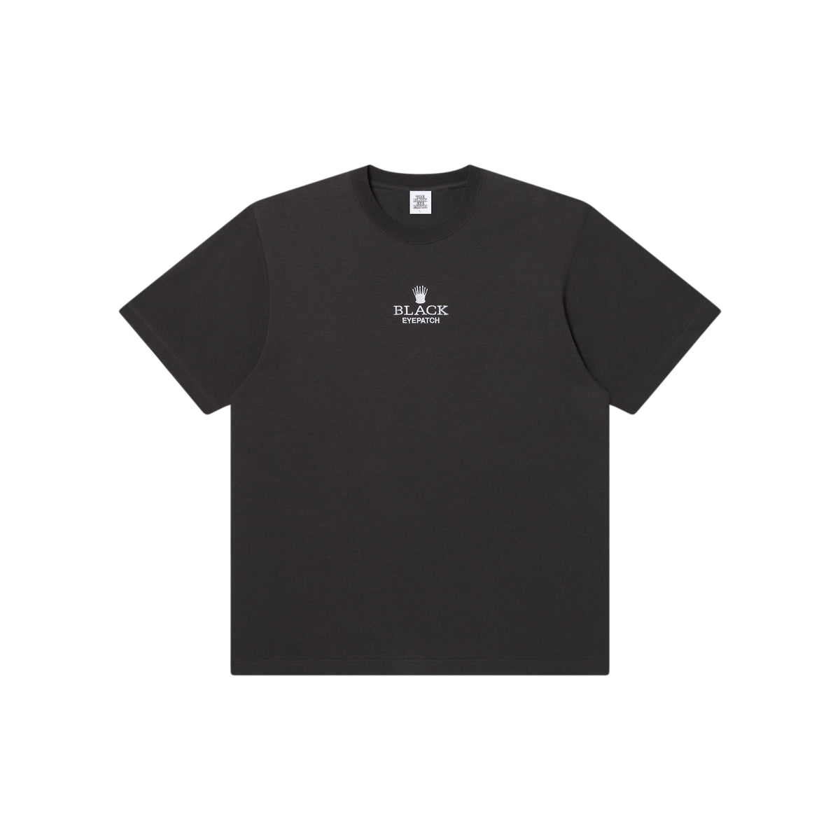 CHRONO CROWN LOGO TEE CHARCOAL/WHITE – BlackEyePatch