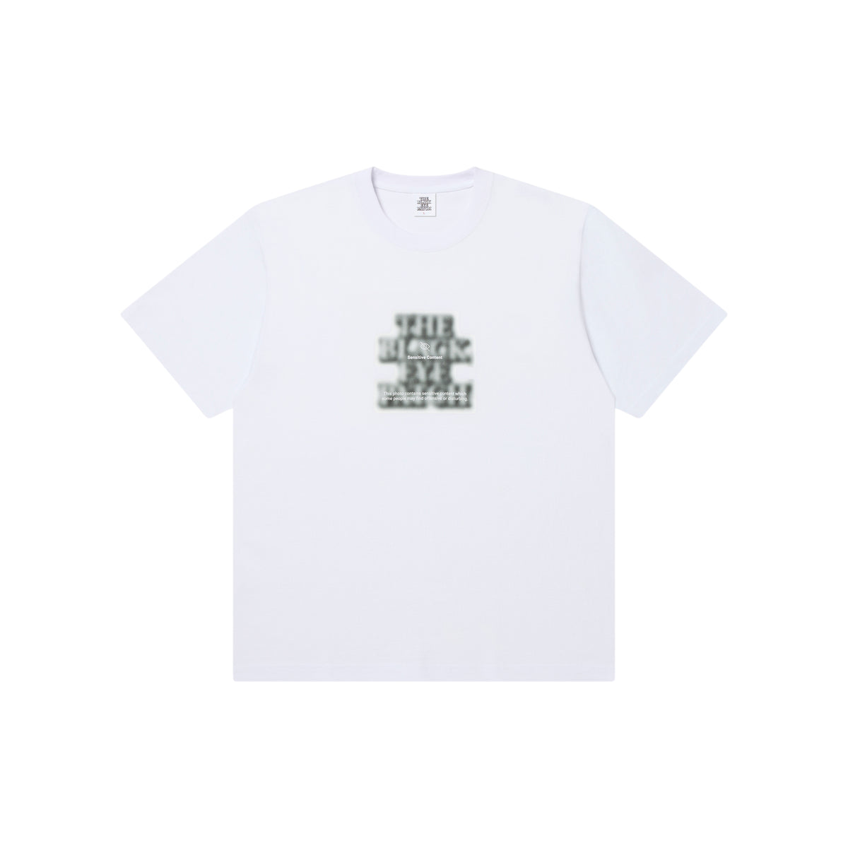 SENSITIVE CONTENT OG LABEL TEE WHITE – BlackEyePatch