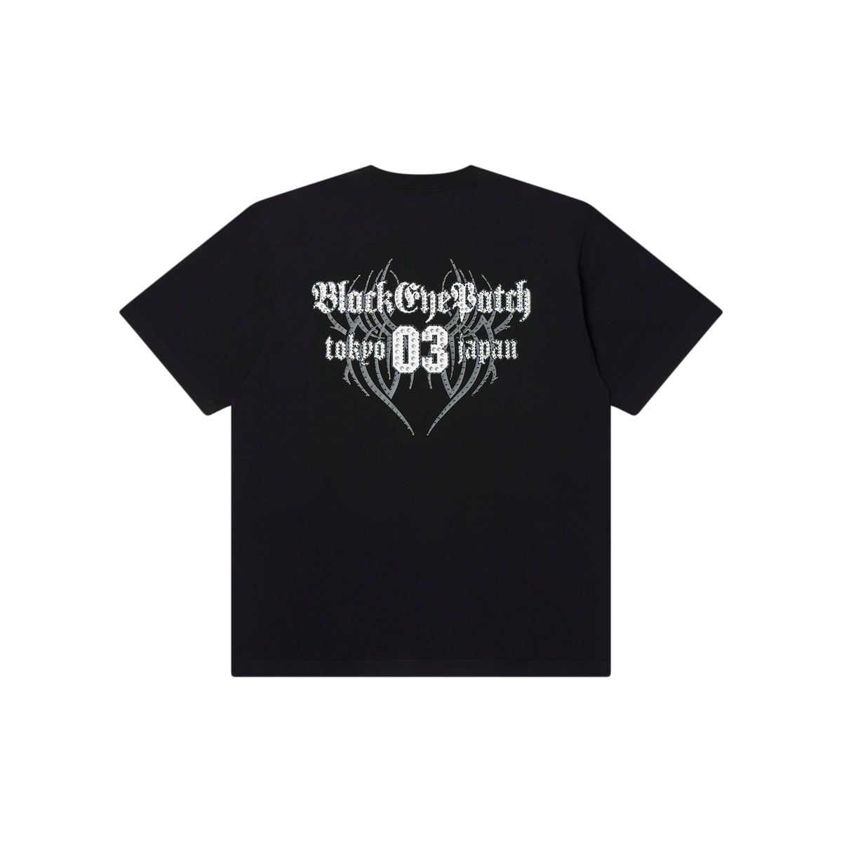 RHINESTONE TRIBAL 03 TEE BLACK – BlackEyePatch