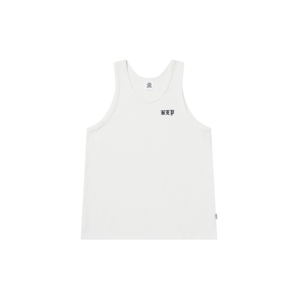 3 LETTER OE THERMAL TANK TOP WHITE – BlackEyePatch