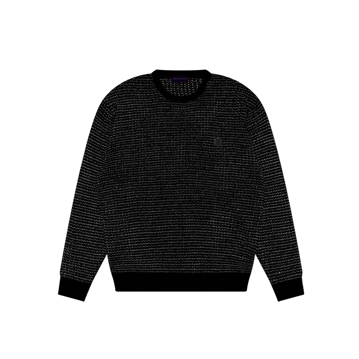 SMALL OG REFLECTIVE KNIT SWEATER BLACK – BlackEyePatch