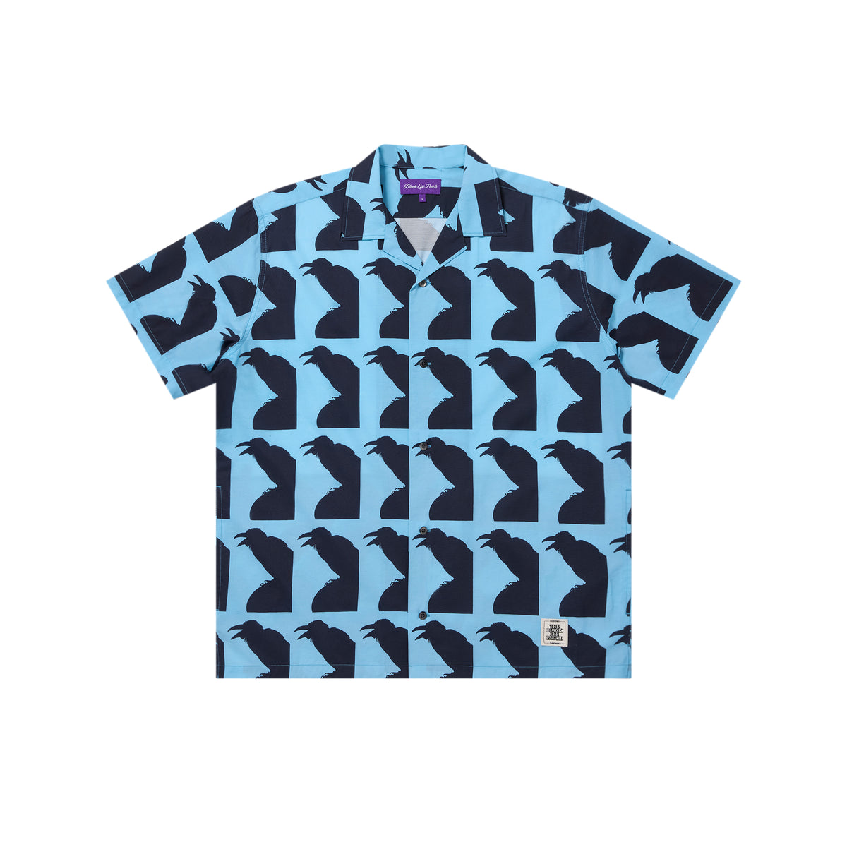 JIRO KONAMI CROW OPEN COLLARED S/S SHIRT – BlackEyePatch