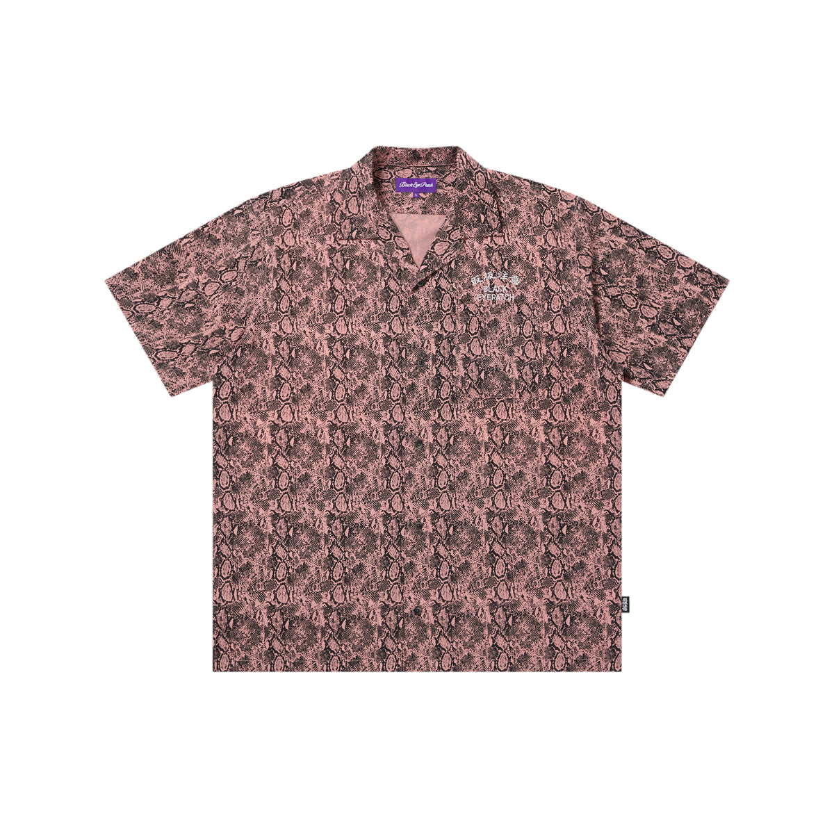 PYTHON HWC LABEL OPEN COLLARED S/S SHIRT APRICOT – BlackEyePatch