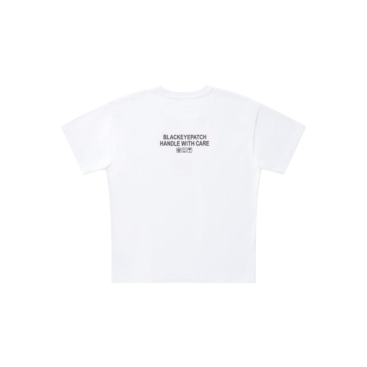 ホワイト　black eyepatch HWC LABEL TEE WHITE HWC LABEL TEE WHITE – BlackEyePatch