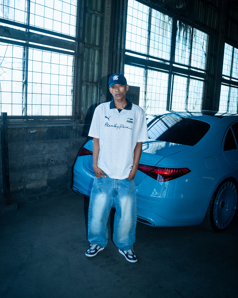 black eyepatch × PUMA S/S FOOTBALL SHIRT PUMA x Manchester City x BlackEyePatch Collaboration | Hypebeast