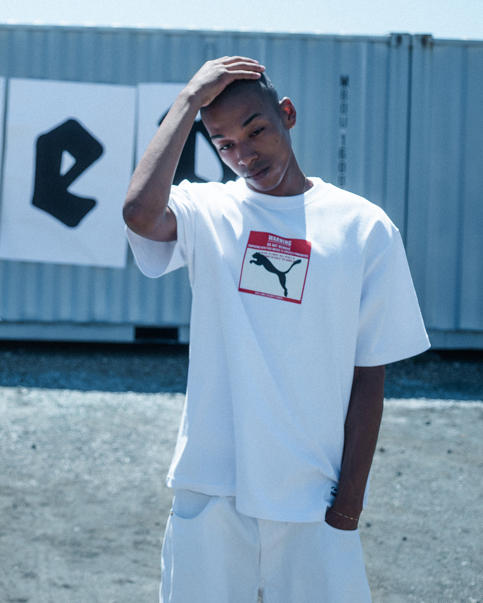 BEP DO NOT REMOVE PUMA LABEL TEE BLACK – BlackEyePatch