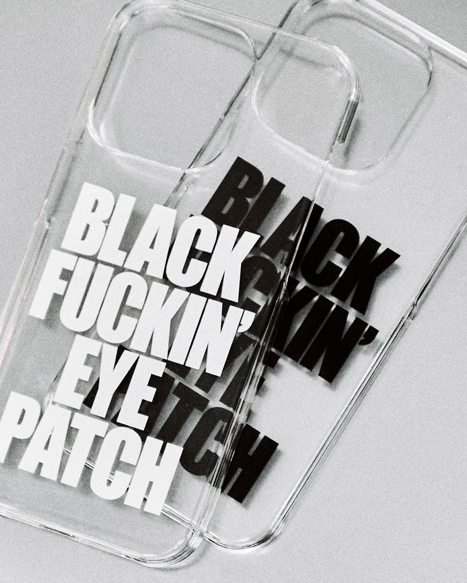 BFEP iPhone CASE CLEAR/BLACK – BlackEyePatch